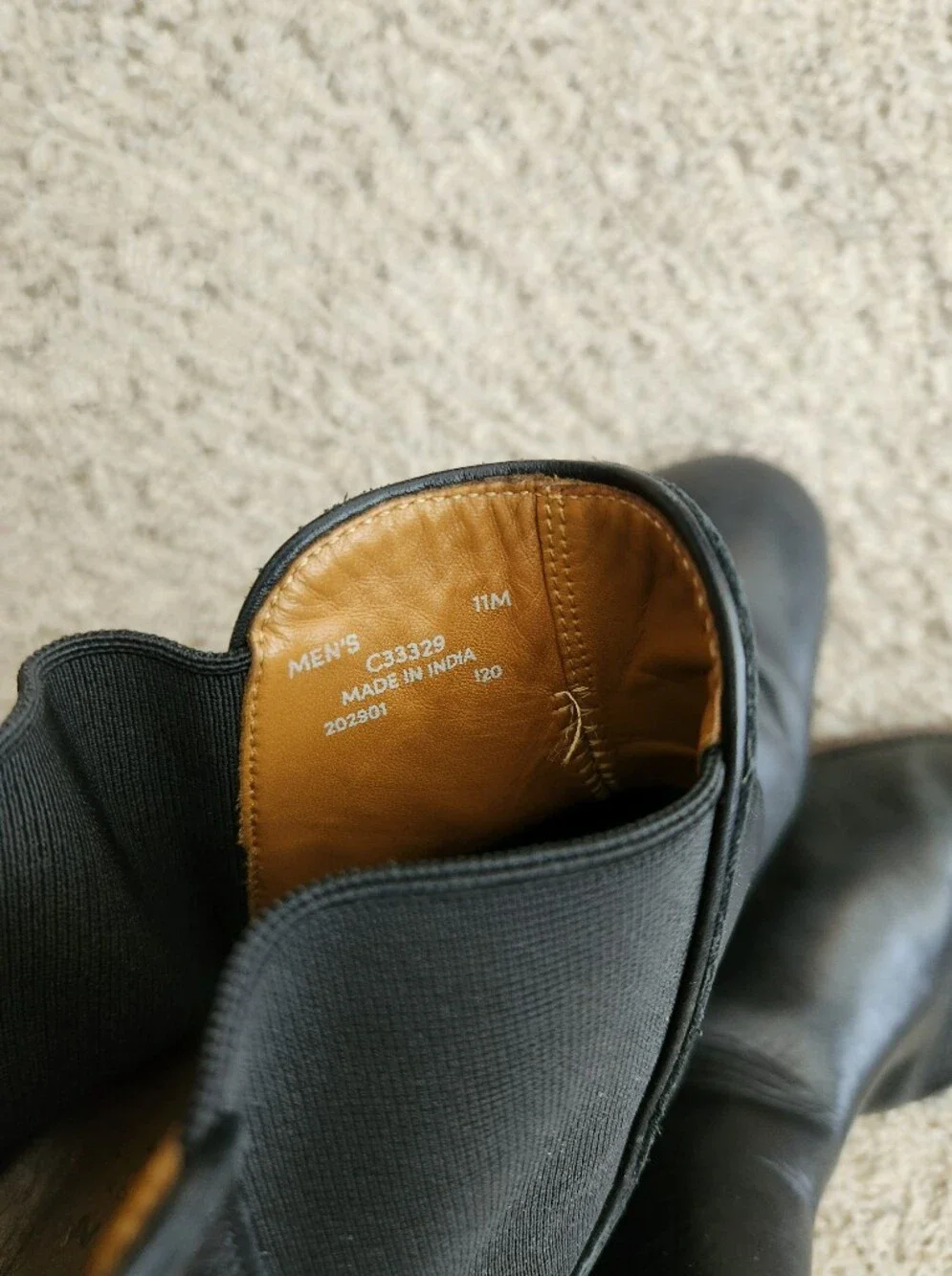 Cole Haan Black Leather Chukka Boots